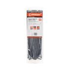 CRESCENT 450 x 7.6mm Black Cable Ties - 100 Pack