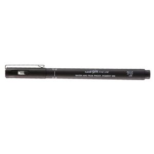Uni Pin Fine Line Drawing Pen 12pcs (Black) (0.2mm)
