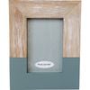 LVD Pinewood Modern Glass Photo/Picture Frame 4x6 18x23x2cm Denim
