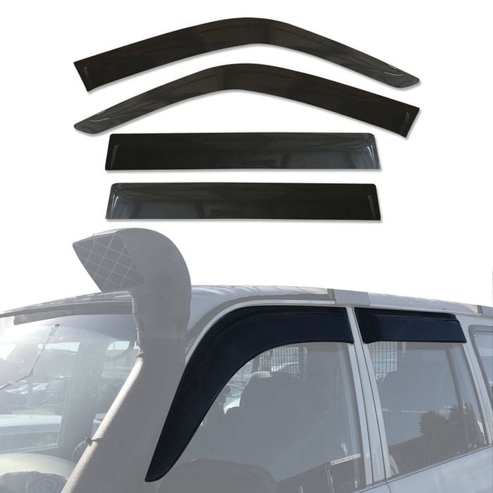 AUSGO Weather Shields for Toyota Land Cruiser Landcruiser 80 LC80 1990-1998 Weathershields Window Visors Wind Deflectors