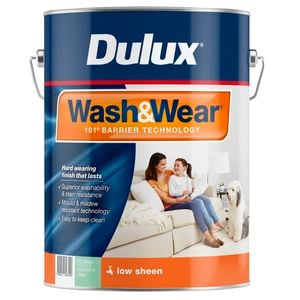 Dulux 10L Deep Low Sheen Wash&Wear Interior Paint