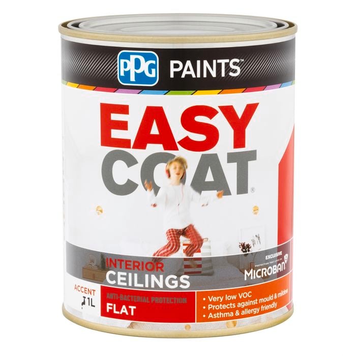 PPG Paints 1L White Easycoat Ceiling Paint