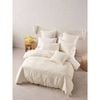 Linen House Queen Chica Cotton Quilt Cover Set - Natural