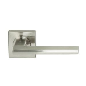 Miles Nelson Satin Nickel Forli Square Rosette Passage Set