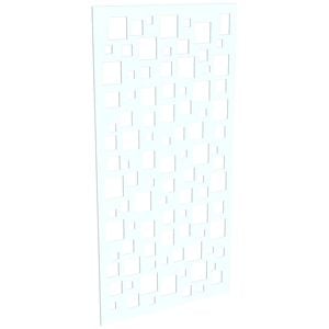 ProtectorAl 300-1200w x 1201-2400h Gloss White/Satin White Squares Unframed Composite Deco Panel