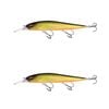 2x 13 Fishing 110mm Whipper Snapper Jerkbait Fishing Lures - Goldilocks