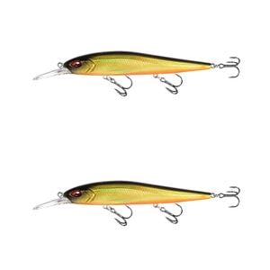 2x 13 Fishing 110mm Whipper Snapper Jerkbait Fishing Lures - Goldilocks