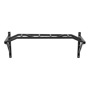 VEVOR Pull Up Bar Black Multi-Grip Wall Mounted Heavy Duty Steel for Home Gym