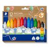 Staedtler Assorted Noris Jumbo Wax Crayons - Pack of 12