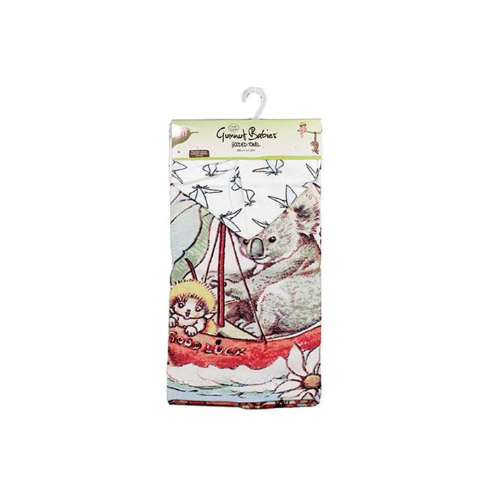 Caprice Gumnut Babies Cotton Hooded Towel 60 x 120 cm