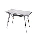 Levede Camping Table Aluminium Roll Up White