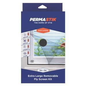 Permastik 2m x 2m Extra Large Removable Insect Screen Kit