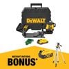 DeWALT 18V Li-ion XR Compact 3 x 360° Green Beam Multiline Laser Combo Kit