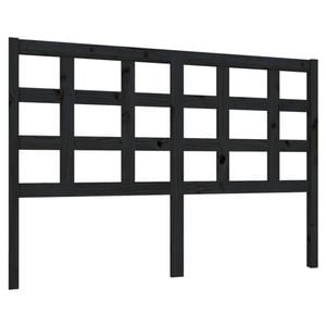 vidaXL Bed Headboard Bed Header Bedroom Furniture Black 140.5 cm