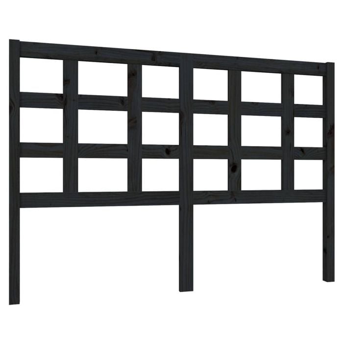 vidaXL Bed Headboard Bed Header Bedroom Furniture Black 140.5 cm