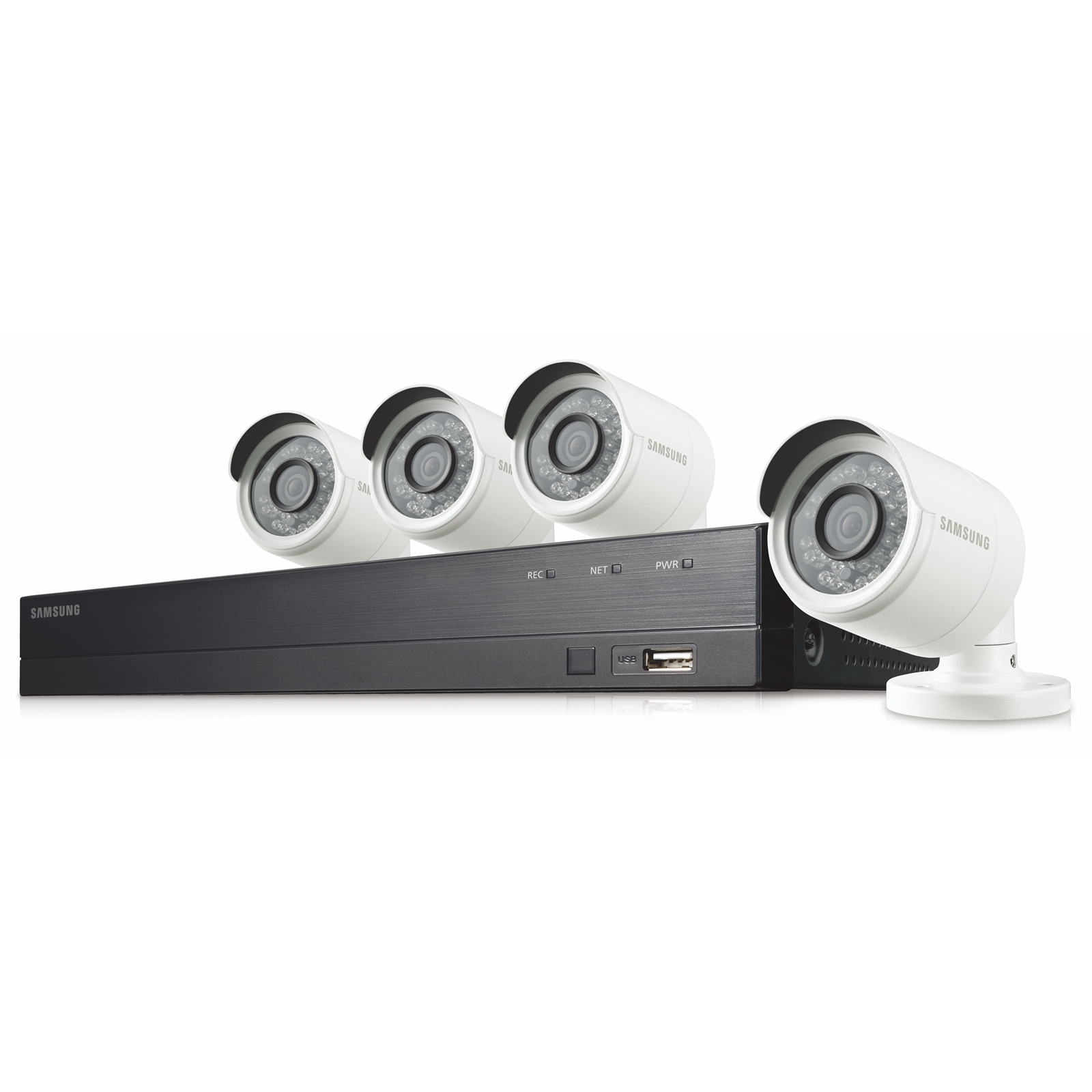 Samsung All-In-One 4 Camera 4 Channel CCTV Home Surveillance Security System product image