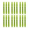 18pc Target Pro Grip Nylon Shaft Replacement Dart Accessory Short Lime Green