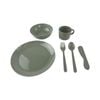 All Set 6 Piece Bamboo Dinner Set For 1