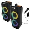 Majority P300 - Bundled Party Speaker 300W Bluetooth Karaoke-DJ-Party-PA System - Black