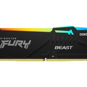 Kingston Fury Beast DDR5 RGB 32GB (2 x 16GB) 6000MHz CL36 EXPO/XMP Desktop RAM - Black (BOX OPENED)