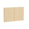 Kaboodle 900mm Honey Oak Modern Med Rangehood Doors - 2 Pack