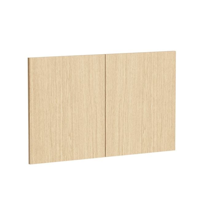 Kaboodle 900mm Honey Oak Modern Med Rangehood Doors - 2 Pack