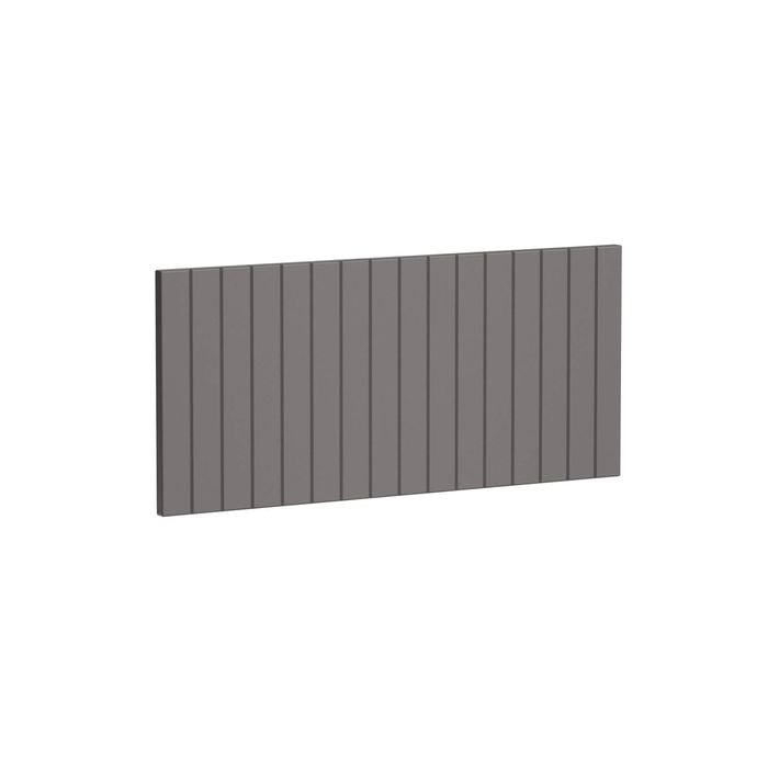 Kaboodle 900mm Smoked Grey V-Groove Slimline Door