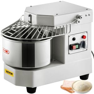 Vevor Commercial Dough Food Mixer Spiral Dough Mixer Stainless Steel Bowl