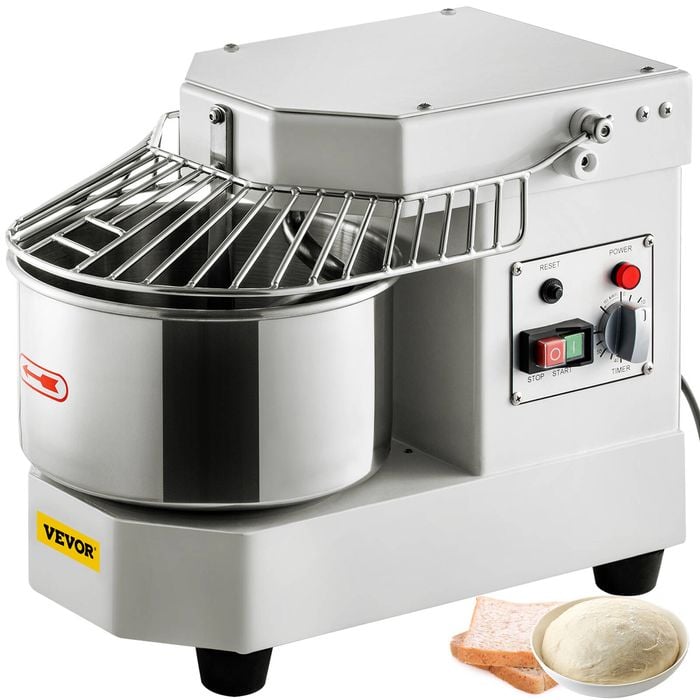 Vevor Commercial Dough Food Mixer Spiral Dough Mixer Stainless Steel Bowl