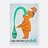 Galrie Perrier Pschitt Vintage French Advertising Poster-Classic Mineral Water Art Print, Poster Only, A3 30x 42cm (12 x 16inch)