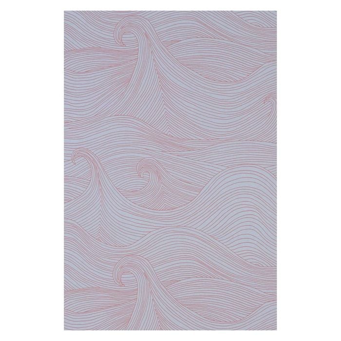 Wallpaper Trader Sea Scape Wallpaper Roll 10.05m X 52cm, Pink On Blue