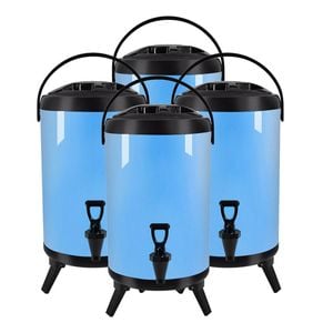 SOGA 4X Stainless Steel Insulated Beverage Dispenser with Tap 16L Blue
