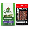 GREENIES Original Large 340g + Blackdog Collagen Sticks 4 Pack | Large Dog Treat Pack