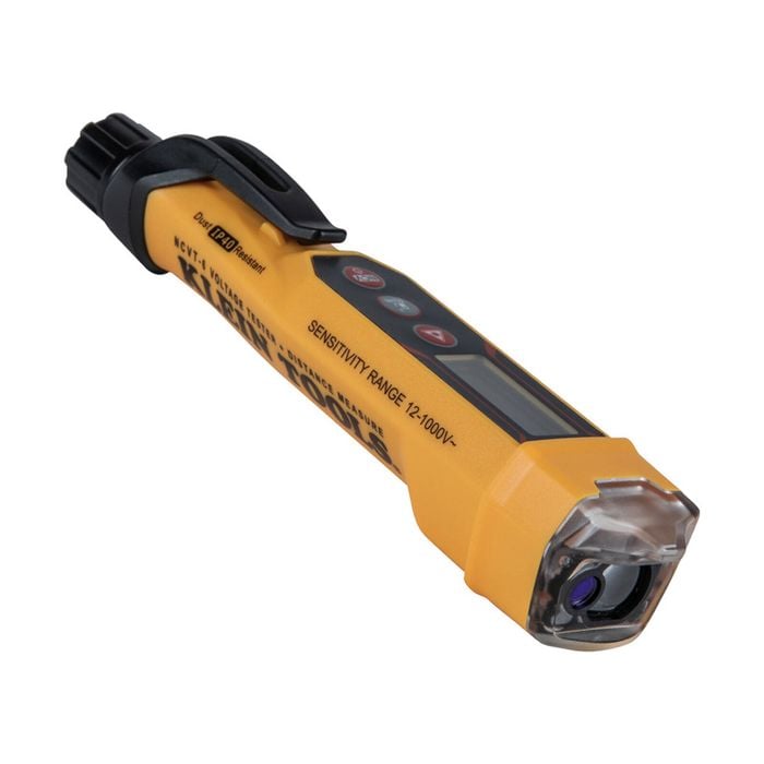 Klein Tools 12-1000V AC Non-Contact Voltage Tester Pen With Laser Distance Meter NCVT6