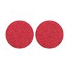 2pk Glomesh Regular Speed Spray Bufffing Machine Floor Pad Red 450mm