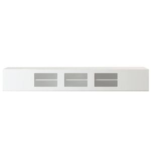 3m Glacia White Gloss Floating TV Cabinet