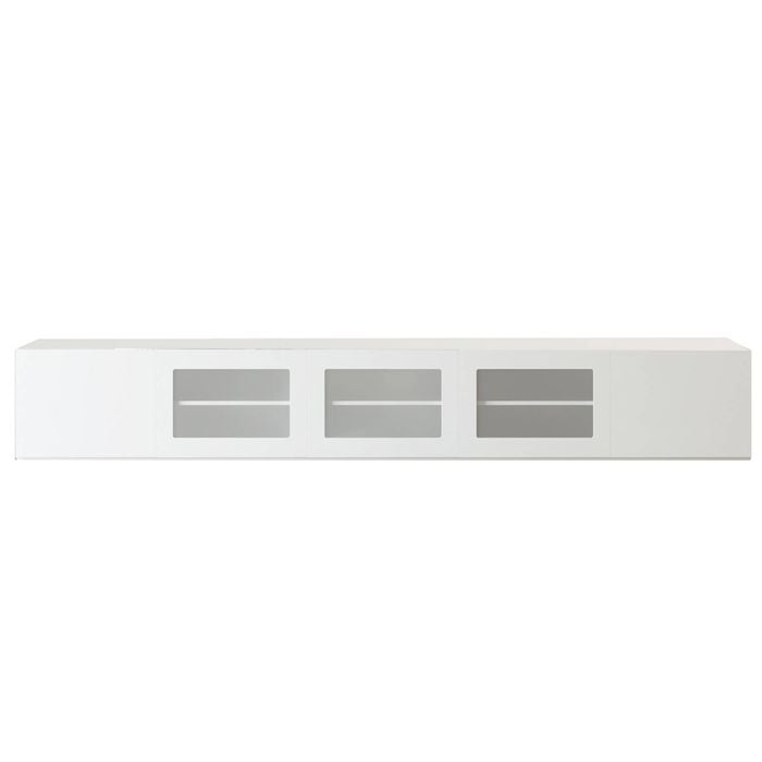 3m Glacia White Gloss Floating TV Cabinet