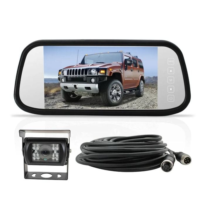 7" Replacement Mirror Ahd Monitor 1080p Reversing Camera 10m Cable