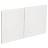 Kaboodle 1000mm Gloss White Heritage Fridge Cabinet Doors - 2 Pack