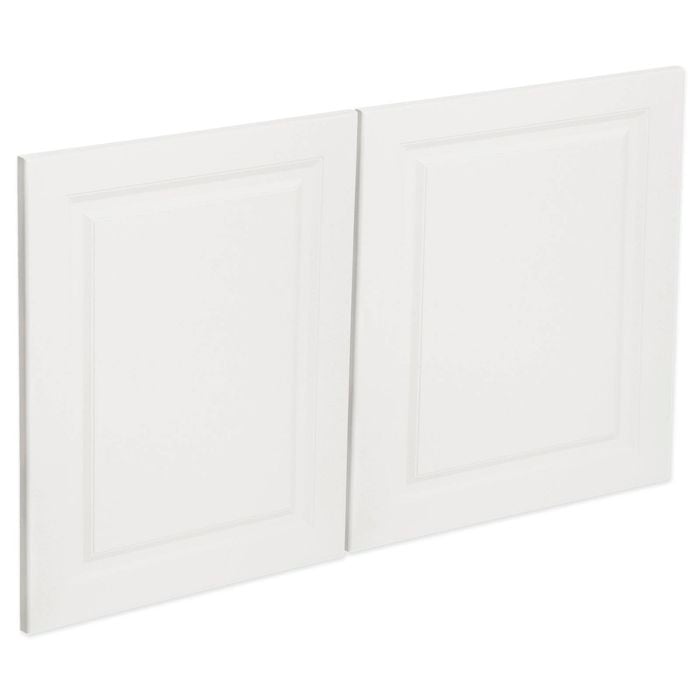 Kaboodle 1000mm Gloss White Heritage Fridge Cabinet Doors - 2 Pack