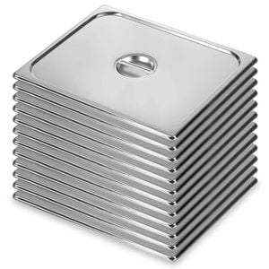 SOGA 12X GN 1/1 Pan Lids – Stainless Steel