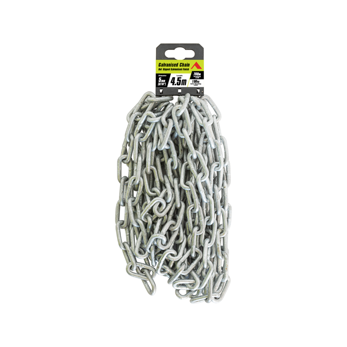 Pinnacle 5mm 3/16" x 4.5m Galvanised Chain