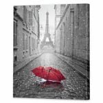 The Streets Of Paris | 60 x 90cm Stretched Canvas Print