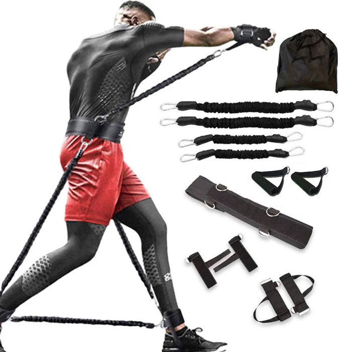 12-piece Boxing Resistance Training Set Mma Strength Bands