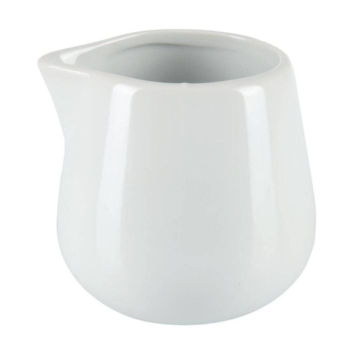 Olympia Cream & Milk Jugs Whiteware 12 Pack 230ml Catering Cafe Restaurant Tableware