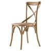 French Cross Dining Chair with Natural Stain