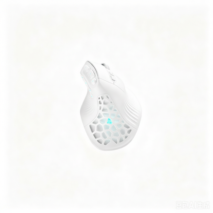 SOLAKAKA E9 Vertical MMO Gaming Mouse Tri-Mode 36000 DPI Ergonomic - White