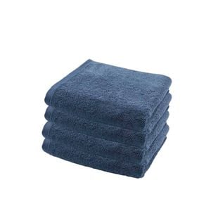 4 Pack - Luxury Egyptian Cotton Bath Sheet 100x150cm - Denim