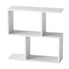 Levede 3 Tier Storage End Side Table in White Colour
