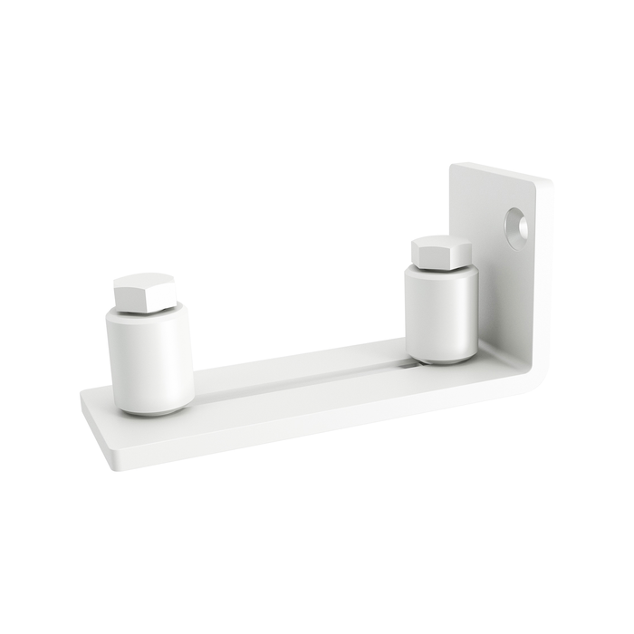 Rolltrak Matte White Barn Door Floor Guide